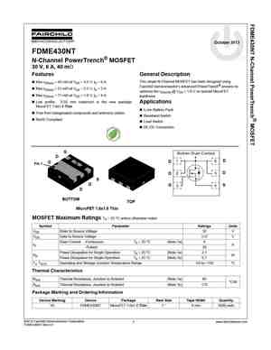 FDME430NT
