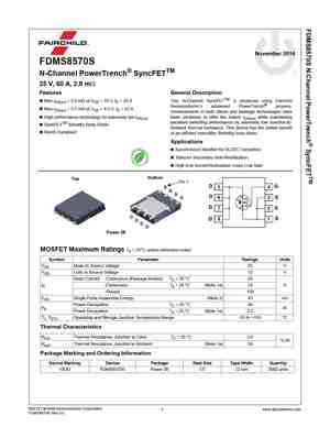 FDMS8558SDC
