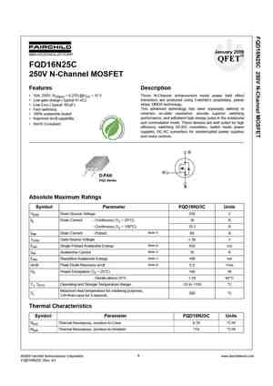 FQD16N15TM
