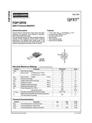 FQP12N60C
