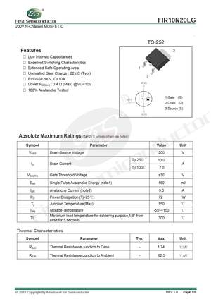 FIR10N65FG
