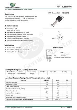 FIR110N10PG
