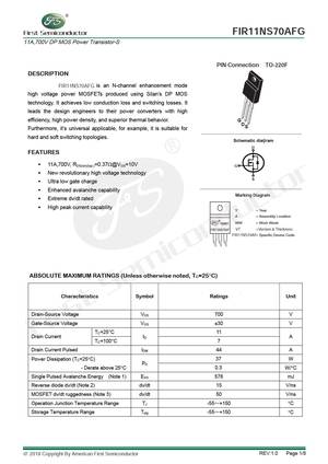 FIR11NS65AFG
