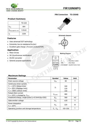 FIR120N08PG
