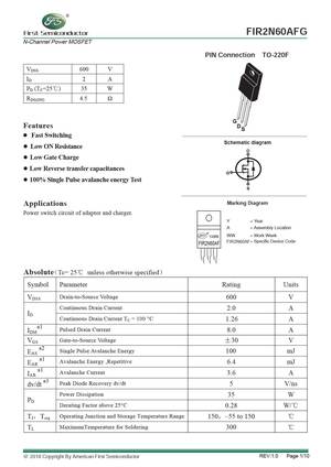 FIR2N60ALG
