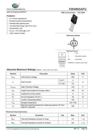 FIR4N60LG