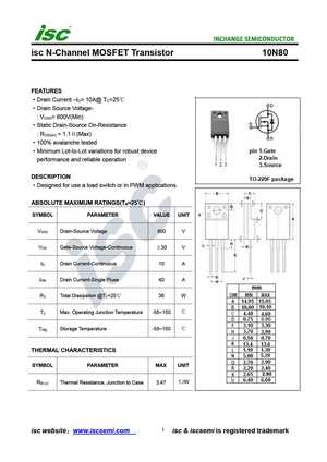 10N80G-T3P-T