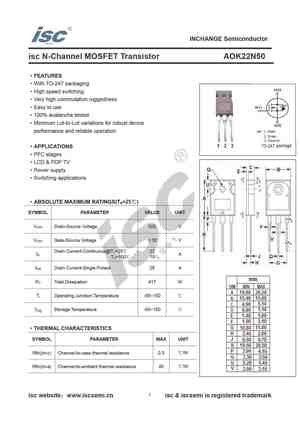 AOK22N50L
