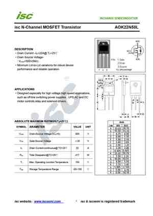 AOK22N50L
