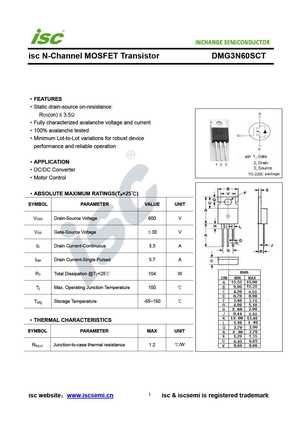 DMG3N60SCT
