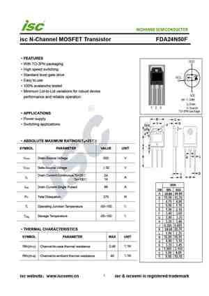 FDA24N50F
