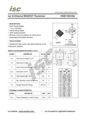 FDB110N15A
