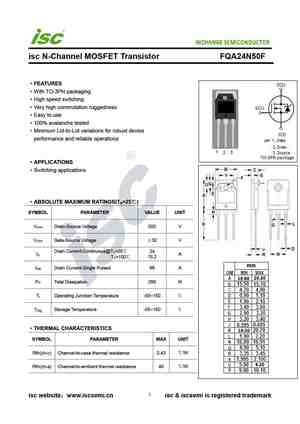 FQA24N50F109
