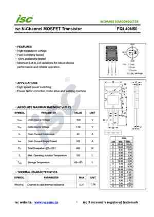 FQL40N50F
