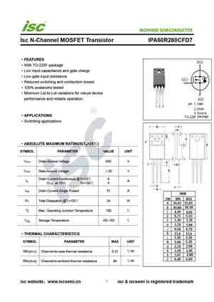 IPA60R280CFD7
