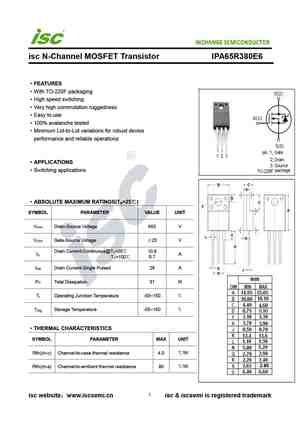 IPA65R380E6