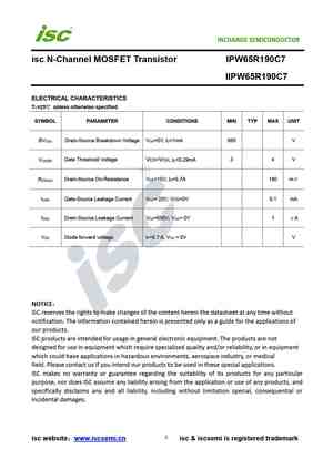 IPW65R190CFD