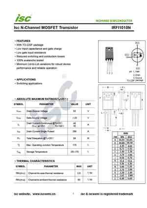 IRFI1010NPBF