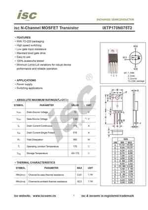 IXTP12N70X2
