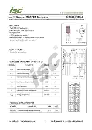 IXTX22N100L
