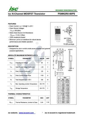 PSMN2R7-30PL