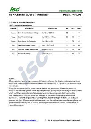 PSMN7R6-100BSE