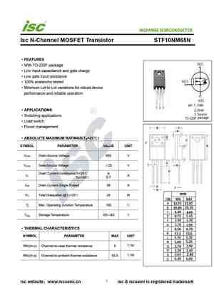 STF10NM60N