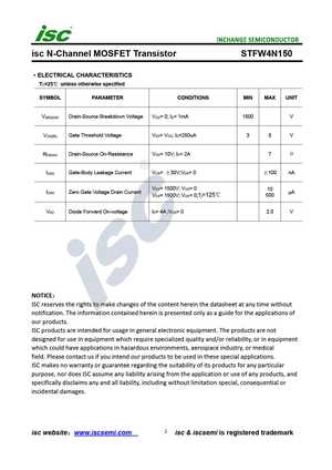 STFW4N150
