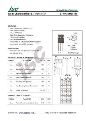 STW47NM60ND