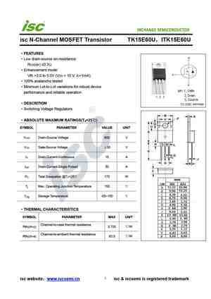 TK15E60U
