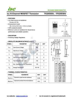 TK20E60W