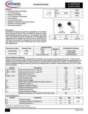 IRFU5505PBF