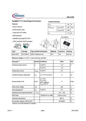 BSL314PE