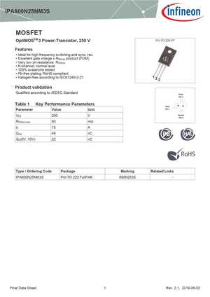 IPA600N25NM3S
