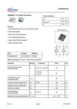 IPG20N04S4-18A
