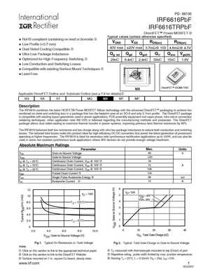 IRF6618PBF
