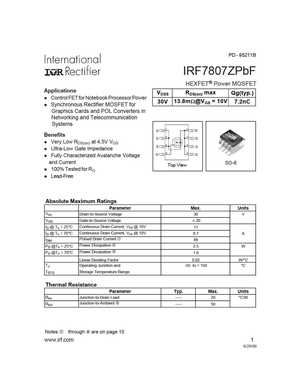 IRF7807ZPBF