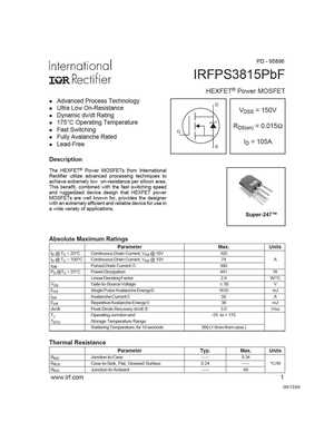 IRFPS3815PBF
