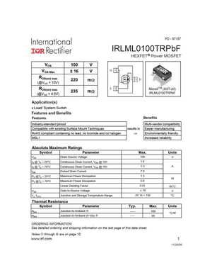IRLML0100TRPBF-1
