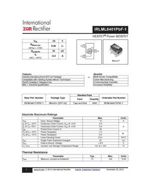 IRLML6401PBF-1
