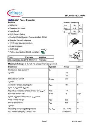 SPD50N03S2-07
