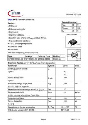 SPD50N03S2-07
