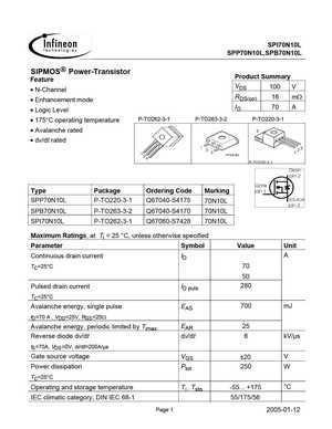 SPI70N10L
