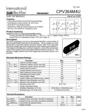 CPV364M4UPBF
