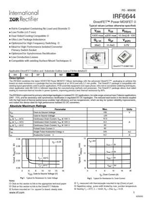 IRF6645PBF