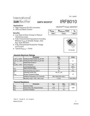 IRF8010SPBF

