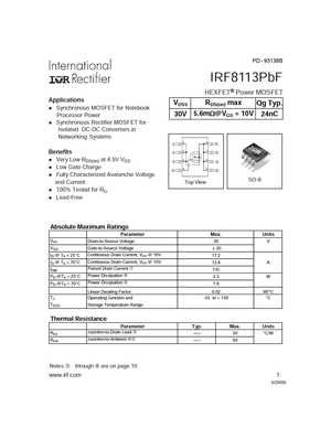 IRF8113G
