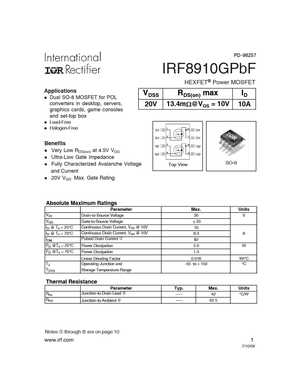 IRF8910GPBF
