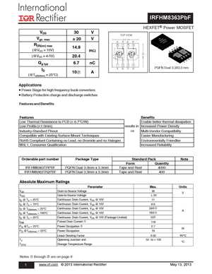 IRFHM831PBF
