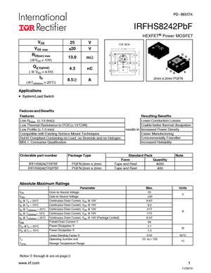 IRFHS8342PBF
